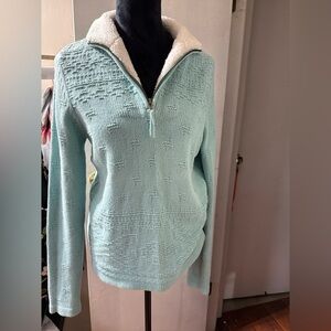 Croft & Barrow Light Blue Women's Cowl Sweater